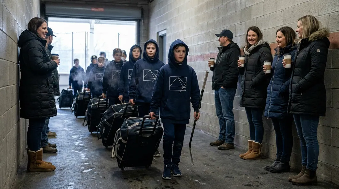 Custom Hockey Team Hoodies & Rink Apparel illustration