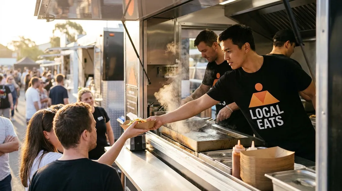 Custom Food Truck Crew Shirts, No Minimum illustration